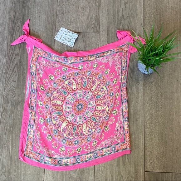 Free People Mandala Tank In Poppy Combo Size Extra Small - Picture 1 of 6